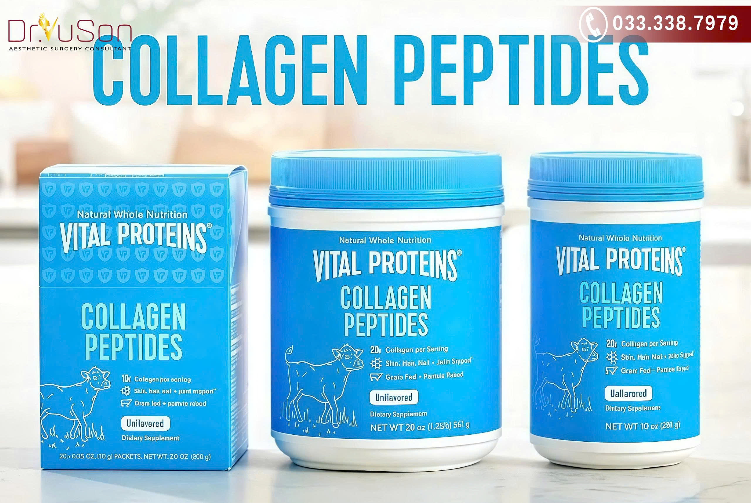 Collagen dạng bột Vital Proteins Collagen Peptides