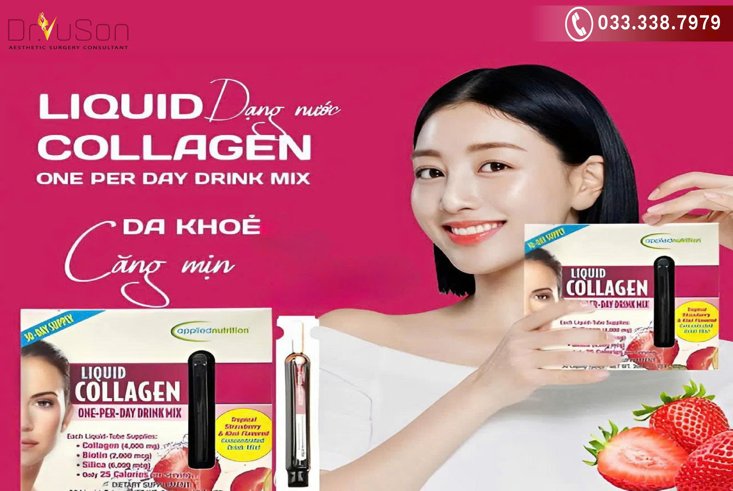 Collagen dạng nước Liquid Collagen Applied Nutrition