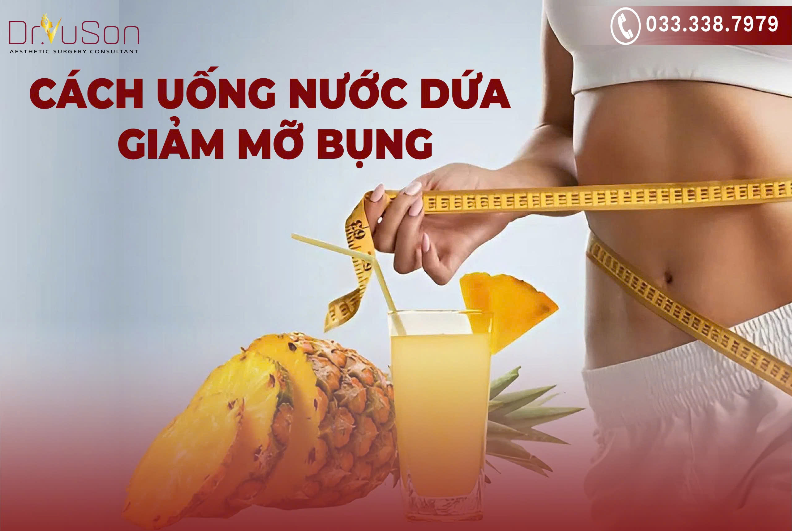 Dứa giàu vitamin C và nước, giúp tăng cường trao đổi chất và thanh lọc cơ thể
