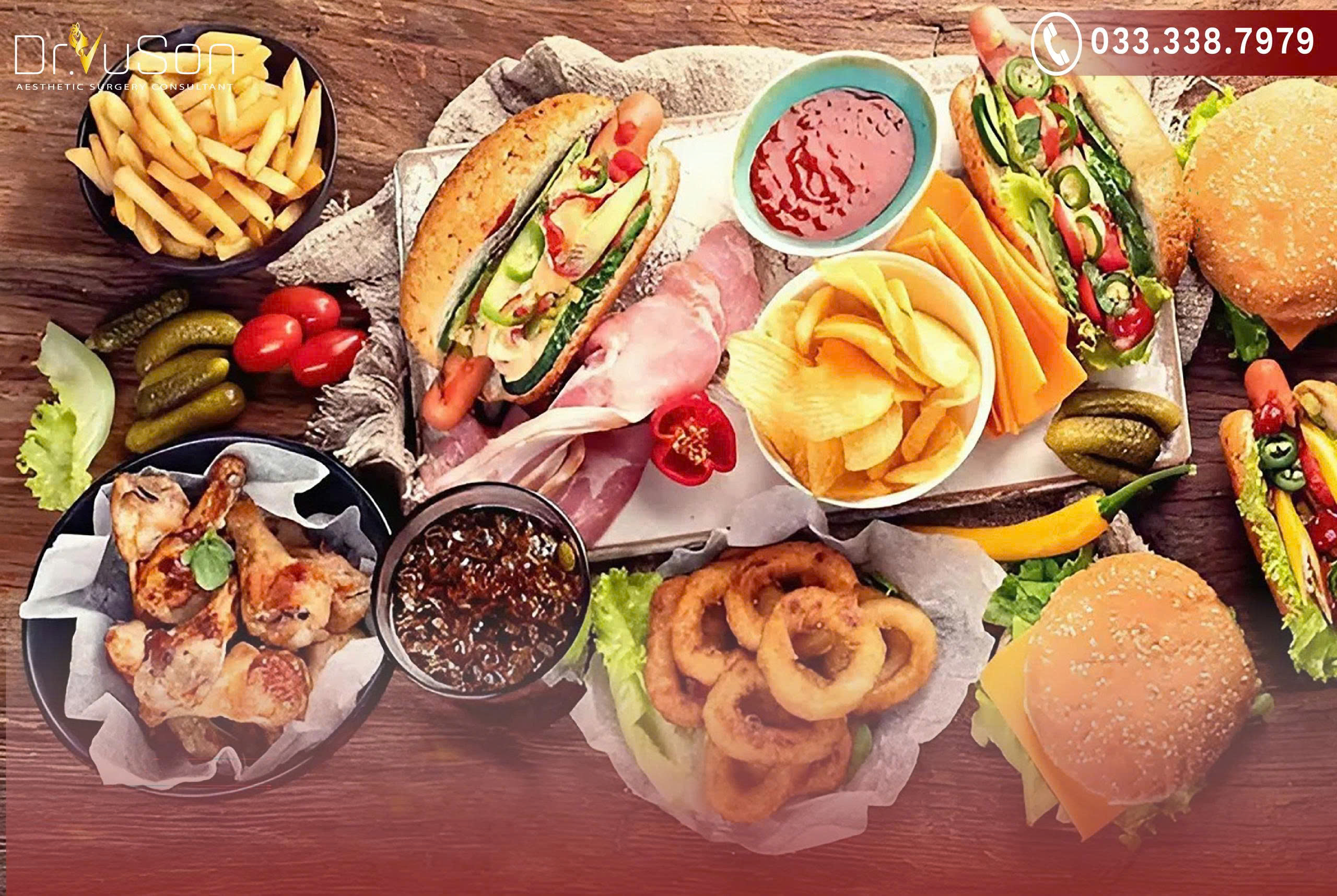 Đồ ăn nhiều dầu mỡ và đồ ăn nhanh chắc chắn là một trong những nguyên nhân chính gây tăng cân