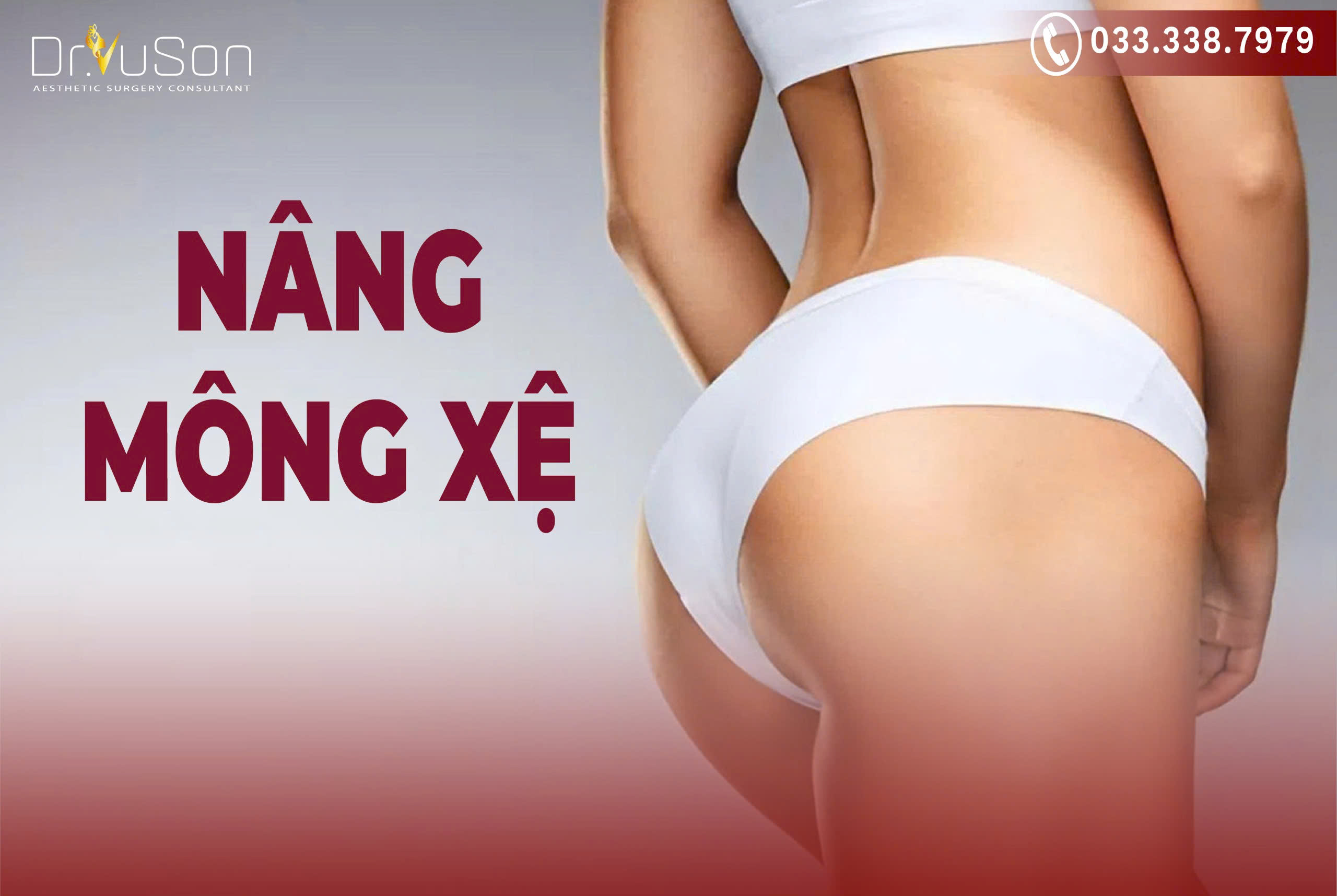 Nâng mông xệ giúp cải thiện vòng 3 chảy nhão do lão hóa, giảm cân hoặc sau sinh