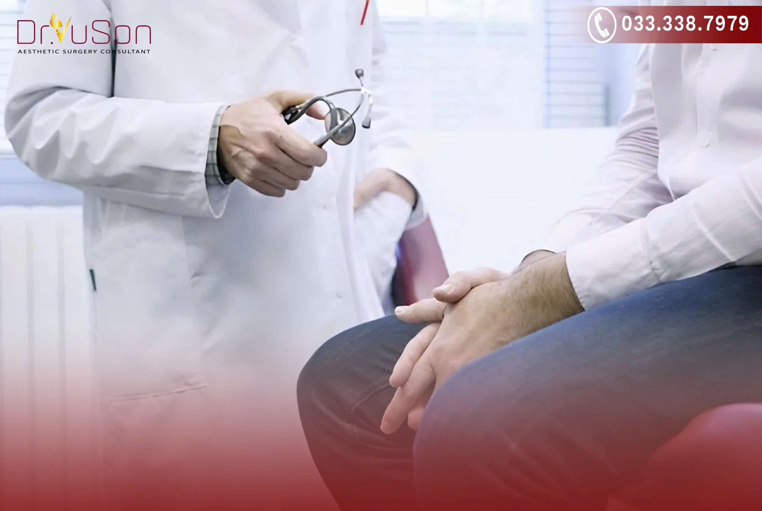 Bác sĩ thăm khám và đưa ra phương pháp điều trị phù hợp với cấp độ