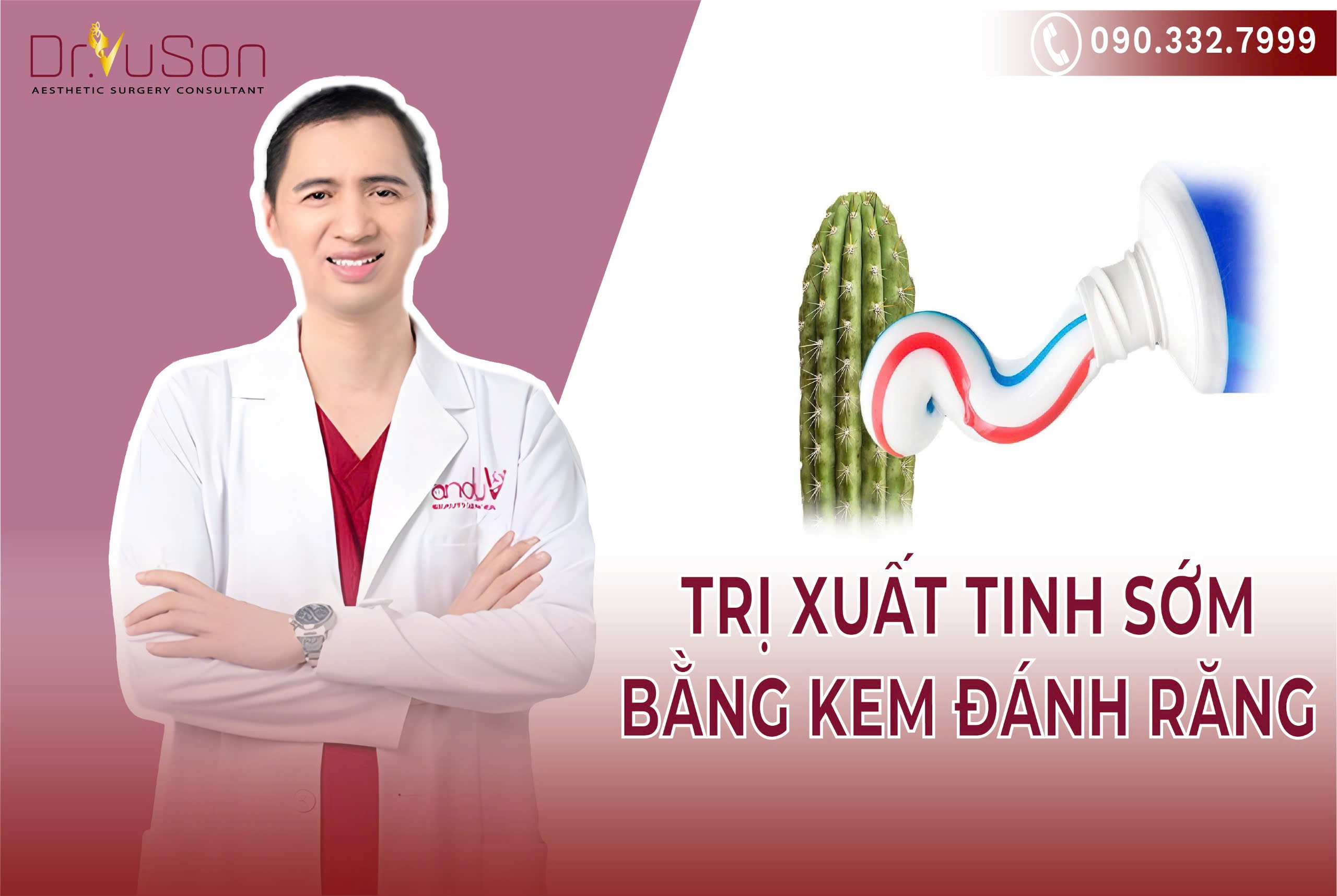Trị xuất tinh sớm bằng kem đánh răng