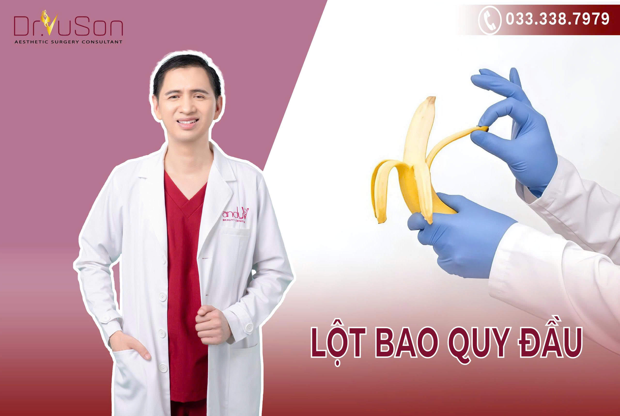 Lột bao quy đầu là kéo da bao quy đầu xuống để lộ quy đầu