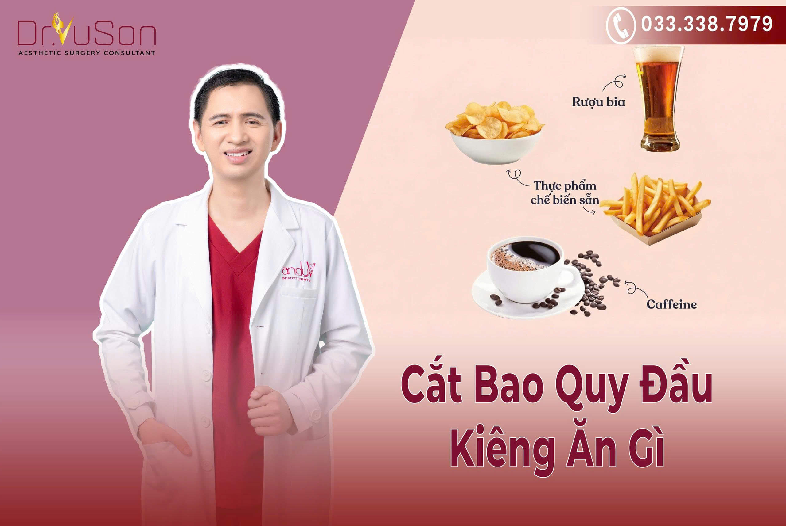 Hướng dẫn chi tiết nam giới sau khi cắt bao quy đầu kiêng ăn gì để vết thương nhanh hồi phục